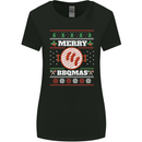 Merry BBQMAS Funny Christmas BBQ Xmas Womens Wider Cut T-Shirt Black