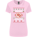 Merry BBQMAS Funny Christmas BBQ Xmas Womens Wider Cut T-Shirt Light Pink