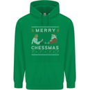 Merry Chessmass Funny Chess Player Childrens Kids Hoodie Irish Green