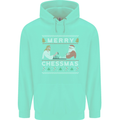 Merry Chessmass Funny Chess Player Childrens Kids Hoodie Peppermint