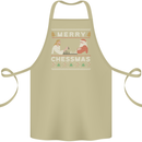 Merry Chessmass Funny Chess Player Cotton Apron 100% Organic Khaki