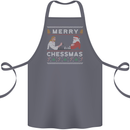 Merry Chessmass Funny Chess Player Cotton Apron 100% Organic Steel