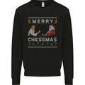 Merry Chessmass Funny Chess Player Kids Sweatshirt Jumper Black