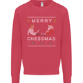 Merry Chessmass Funny Chess Player Kids Sweatshirt Jumper Heliconia