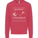 Merry Chessmass Funny Chess Player Kids Sweatshirt Jumper Heliconia