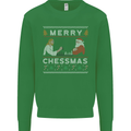 Merry Chessmass Funny Chess Player Kids Sweatshirt Jumper Irish Green