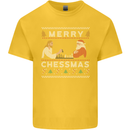 Merry Chessmass Funny Chess Player Kids T-Shirt Childrens Yellow