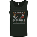 Merry Chessmass Funny Chess Player Mens Vest Tank Top Black