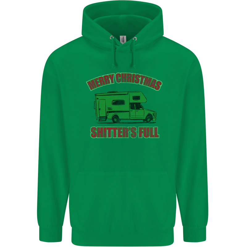 Merry Christmas Shitter's Full Funny Movie Childrens Kids Hoodie Irish Green