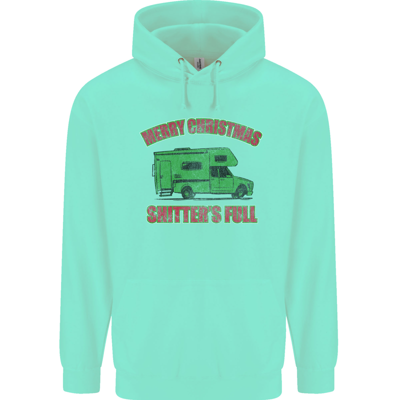 Merry Christmas Shitter's Full Funny Movie Childrens Kids Hoodie Peppermint