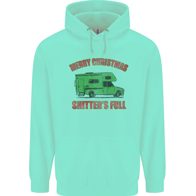 Merry Christmas Shitter's Full Funny Movie Mens 80% Cotton Hoodie Peppermint
