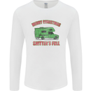 Merry Christmas Shitter's Full Funny Movie Mens Long Sleeve T-Shirt White