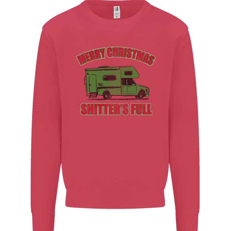Merry Christmas Shitter's Full Funny Movie Mens Sweatshirt Jumper Heliconia