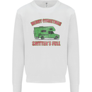 Merry Christmas Shitter's Full Funny Movie Mens Sweatshirt Jumper White