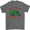 Merry Christmas Shitter's Full Funny Movie Mens T-Shirt Cotton Gildan Charcoal