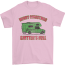 Merry Christmas Shitter's Full Funny Movie Mens T-Shirt Cotton Gildan Light Pink