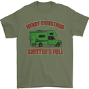 Merry Christmas Shitter's Full Funny Movie Mens T-Shirt Cotton Gildan Military Green