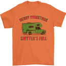 Merry Christmas Shitter's Full Funny Movie Mens T-Shirt Cotton Gildan Orange
