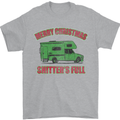 Merry Christmas Shitter's Full Funny Movie Mens T-Shirt Cotton Gildan Sports Grey
