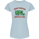 Merry Christmas Shitter's Full Funny Movie Womens Petite Cut T-Shirt Light Blue