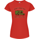 Merry Christmas Shitter's Full Funny Movie Womens Petite Cut T-Shirt Red