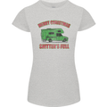 Merry Christmas Shitter's Full Funny Movie Womens Petite Cut T-Shirt Sports Grey