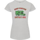 Merry Christmas Shitter's Full Funny Movie Womens Petite Cut T-Shirt Sports Grey
