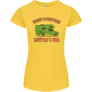 Merry Christmas Shitter's Full Funny Movie Womens Petite Cut T-Shirt Yellow
