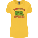 Merry Christmas Shitter's Full Funny Movie Womens Wider Cut T-Shirt Yellow