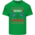 Merry Fishmas Funny Christmas Fishing Kids T-Shirt Childrens Irish Green