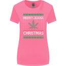 Merry Juana Christmas Funny Weed Cannabis Womens Wider Cut T-Shirt Azalea