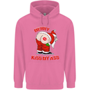 Merry Kiss My Ass Funny Christmas Childrens Kids Hoodie Azalea