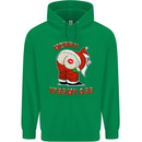 Merry Kiss My Ass Funny Christmas Childrens Kids Hoodie Irish Green