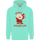 Merry Kiss My Ass Funny Christmas Childrens Kids Hoodie Peppermint
