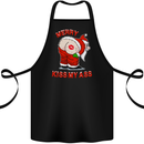 Merry Kiss My Ass Funny Christmas Cotton Apron 100% Organic Black