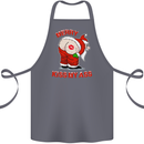 Merry Kiss My Ass Funny Christmas Cotton Apron 100% Organic Steel