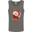 Merry Kiss My Ass Funny Christmas Mens Vest Tank Top Charcoal