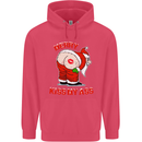 Merry Kiss My Ass Funny Christmas Rude Childrens Kids Hoodie Heliconia