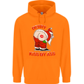 Merry Kiss My Ass Funny Christmas Rude Childrens Kids Hoodie Orange