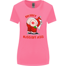 Merry Kiss My Ass Funny Christmas Womens Wider Cut T-Shirt Azalea