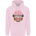 Merry Liftmas Childrens Kids Hoodie Light Pink
