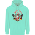 Merry Liftmas Childrens Kids Hoodie Peppermint