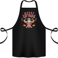 Merry Liftmas Cotton Apron 100% Organic Black