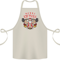 Merry Liftmas Cotton Apron 100% Organic Natural