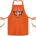 Merry Liftmas Cotton Apron 100% Organic Orange