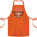 Merry Liftmas Cotton Apron 100% Organic Orange