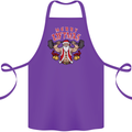 Merry Liftmas Cotton Apron 100% Organic Purple