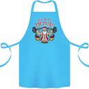 Merry Liftmas Cotton Apron 100% Organic Turquoise