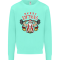 Merry Liftmas Kids Sweatshirt Jumper Peppermint