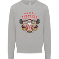 Merry Liftmas Kids Sweatshirt Jumper Sports Grey